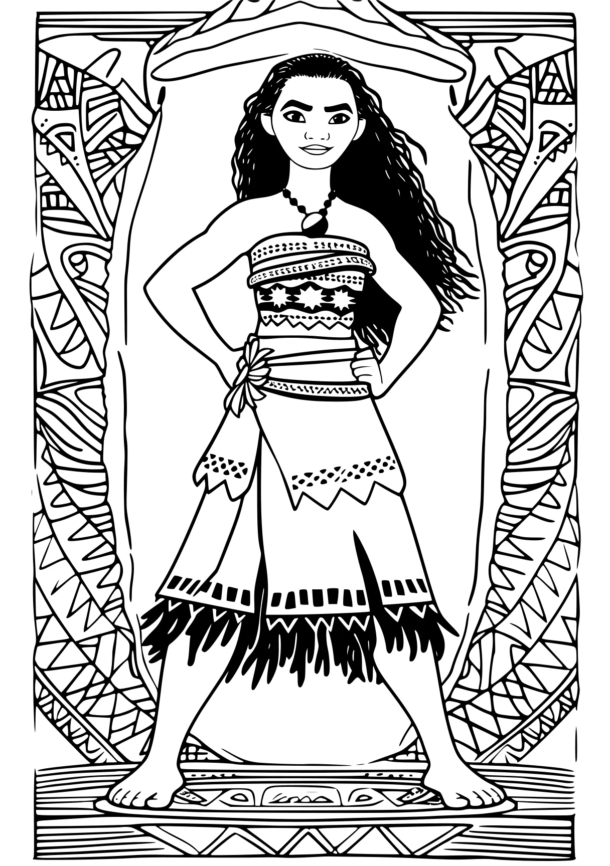 moana coloring pages moana, zentangle, pocahontas, isabela, diana, free page downloads