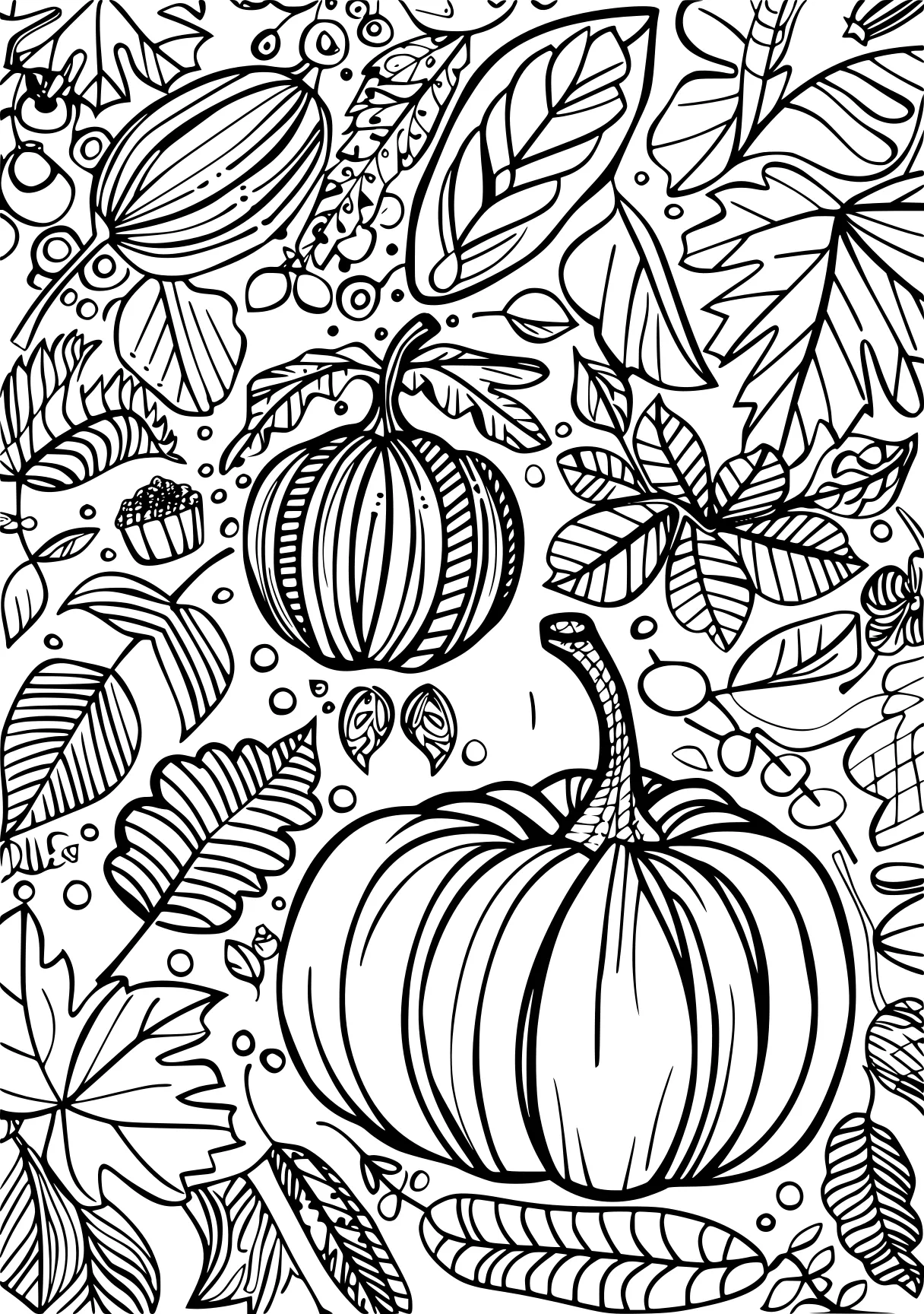 autumn coloring pages, zentangle, colouring, illustrator, free page downloads