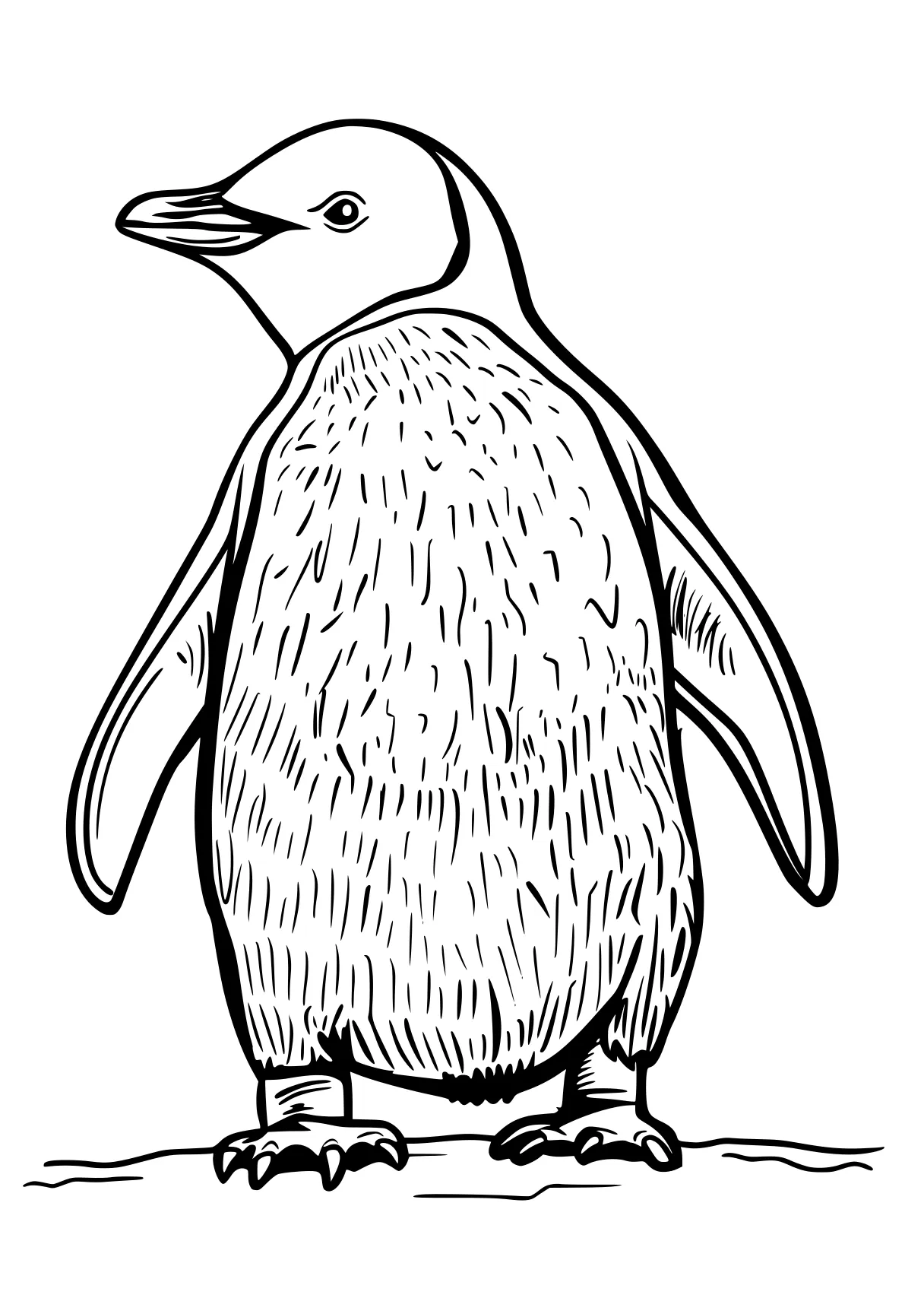 penguin coloring sheet penguin, duck, bird, llama, olaf, free page downloads