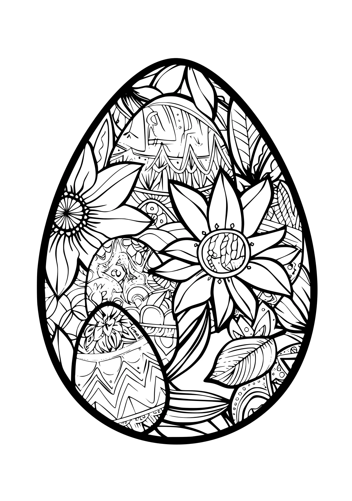 coloring pages printable easter zentangle, mandalas, mandala, free page downloads