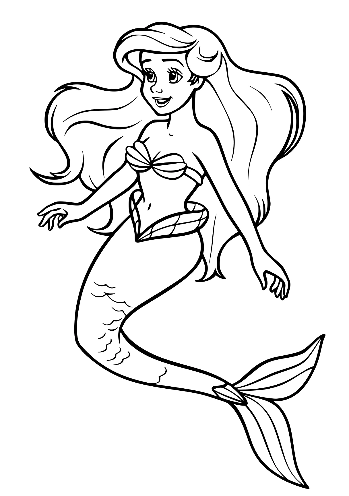 little mermaid coloring pages mermaid, ariel, siren, fish, sally, free page downloads