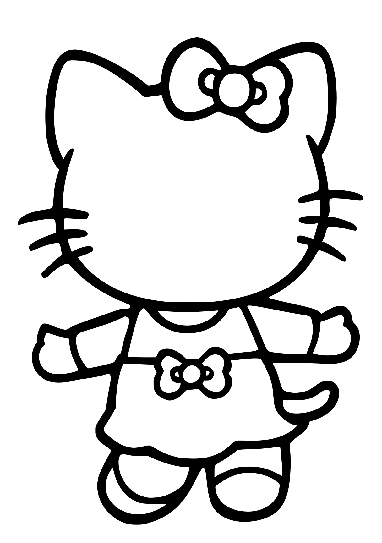 hello kitty pictures to color sanrio, garfield, unikitty, peppa, kitty, free coloring page downloads