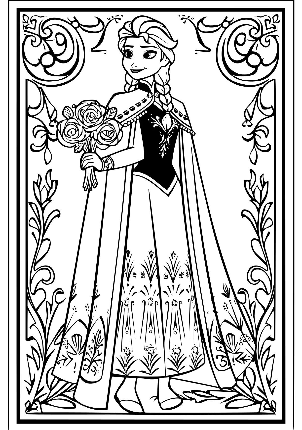 frozen coloring sheets, printables, rapunzel, cinderella, free page downloads