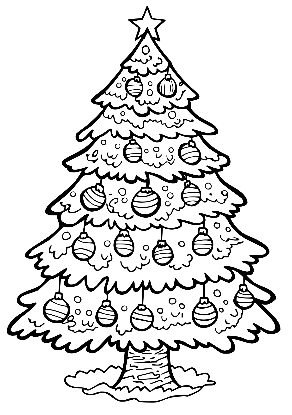 christmas tree coloring page ornament, tree, merry, christmas, free downloads