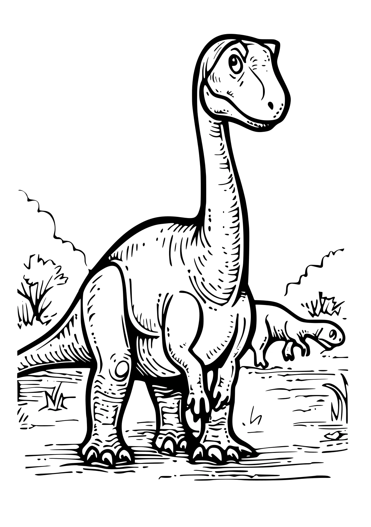 printable dinosaur coloring pages brachiosaurus, dino, dinosaur, indoraptor, tyrannosaurus, free page downloads