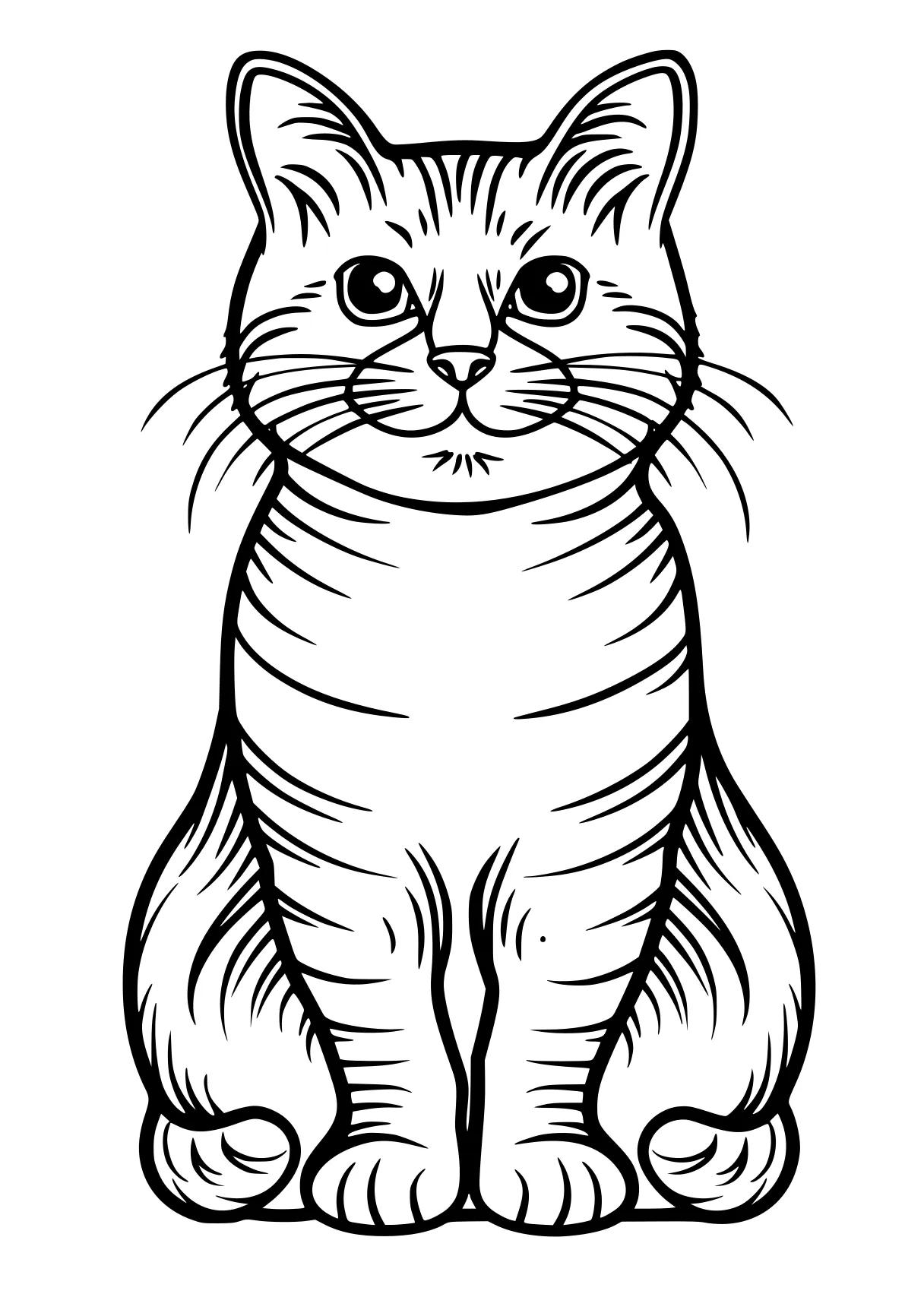 cat coloring pages cat, garfield, kitty, caticorn, illustrator, free page downloads