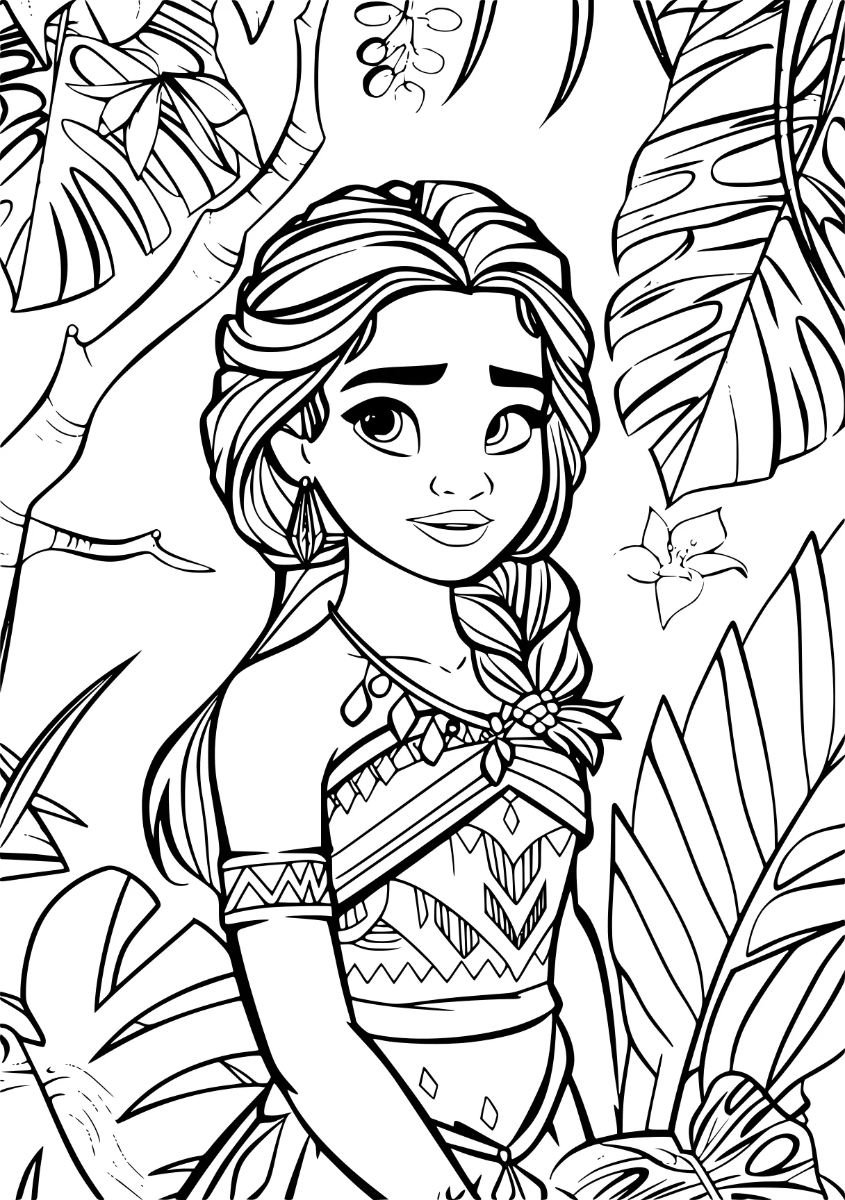 tiana coloring pages moana, jasmine, ariel, tangled, rapunzel, free page downloads