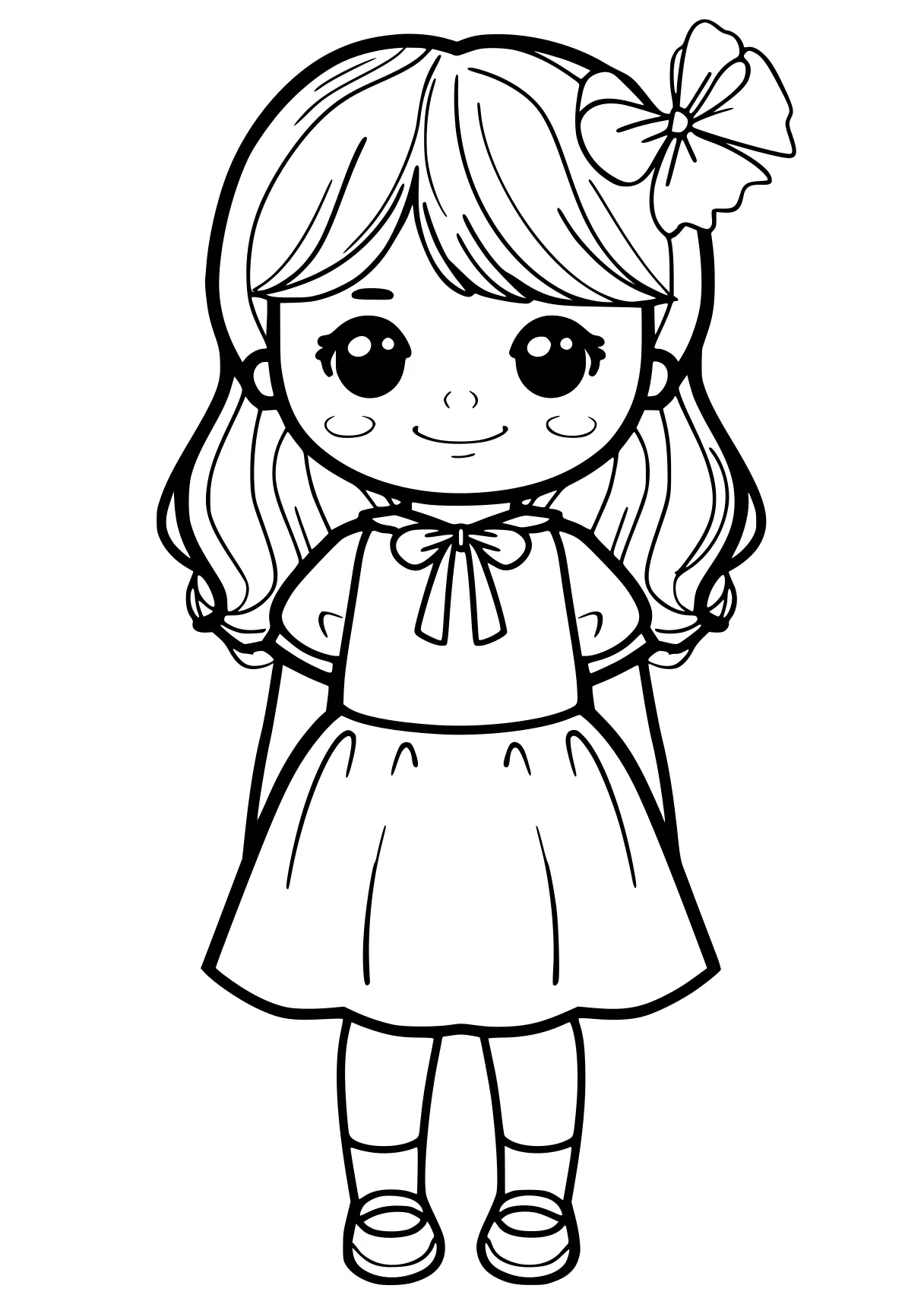 kawaii coloring pages chibi, sailor, cinnamoroll, doll, alice, free page downloads