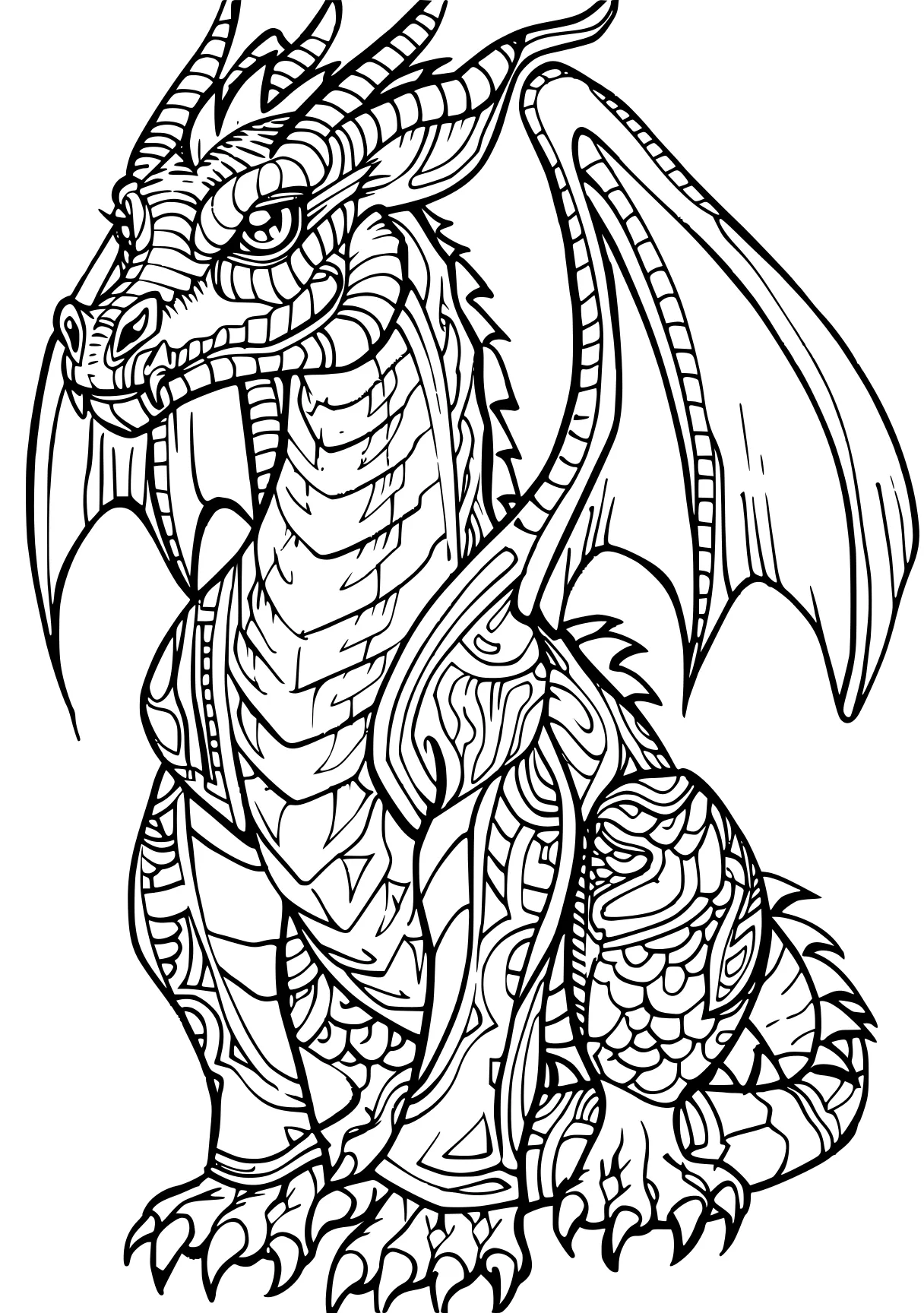 dragon coloring sheet dragon, iguana, ghidorah, free page downloads