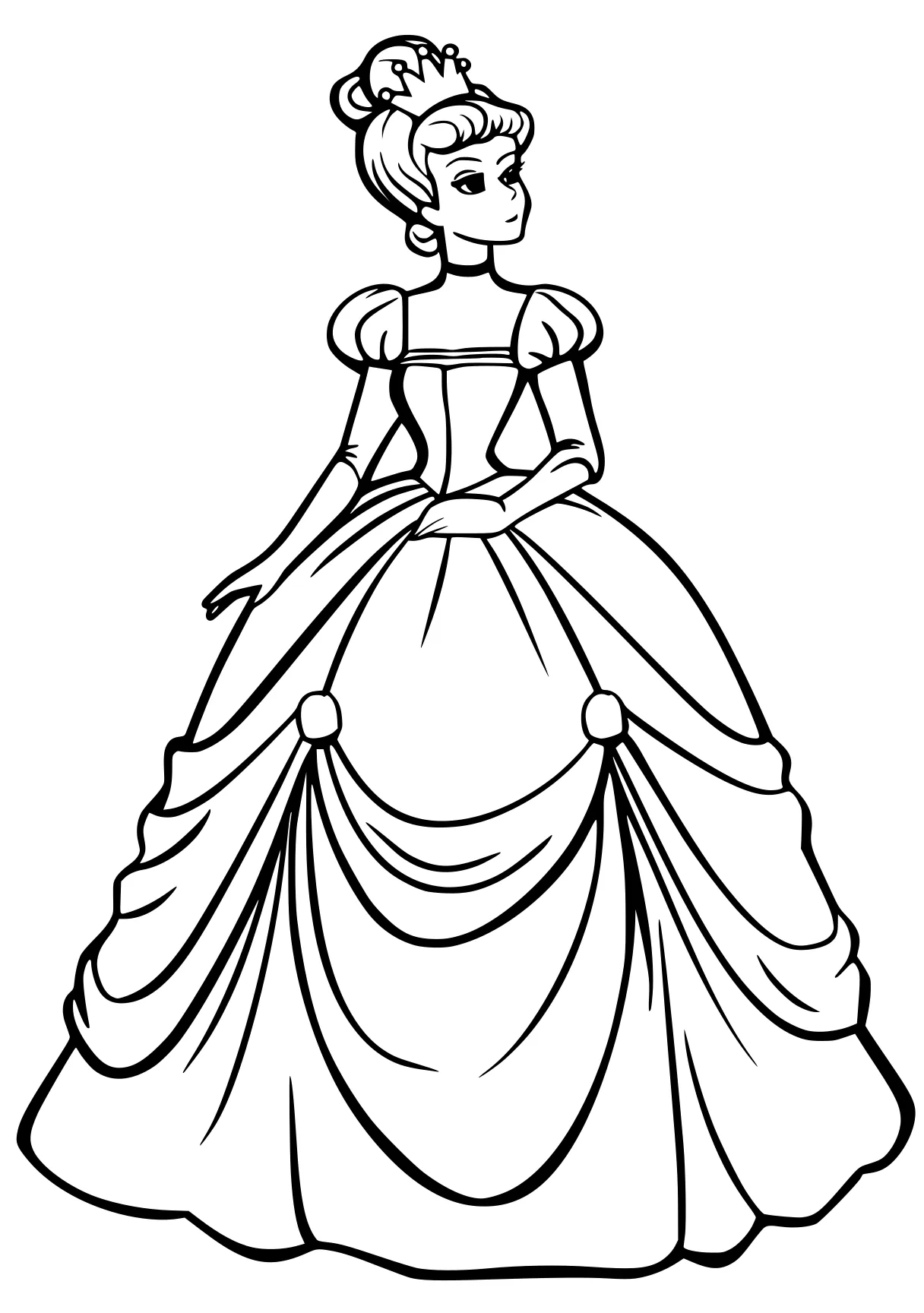 princess coloring pages cinderella, belle, elizabeth, tiana, free page downloads