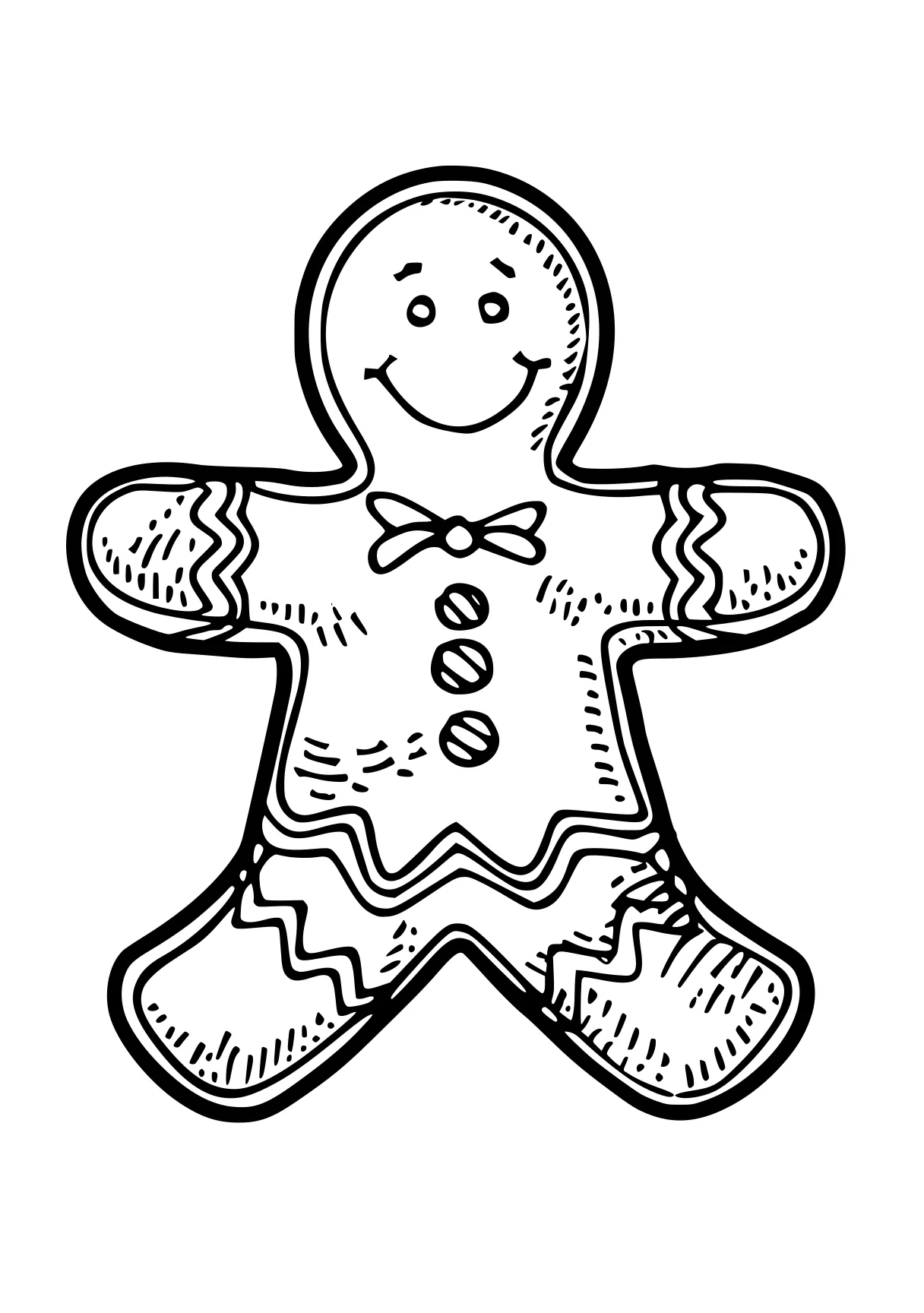 gingerbread coloring page gingerbread, snowman, cinnamoroll, cookie, spiroglyphics, free downloads