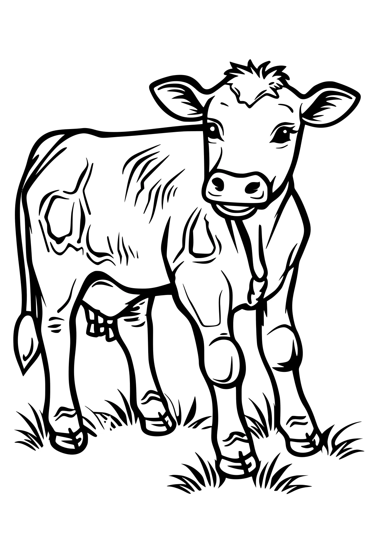 cow coloring sheet cow, buffalo, illustrator, farm, sheep, free page downloads