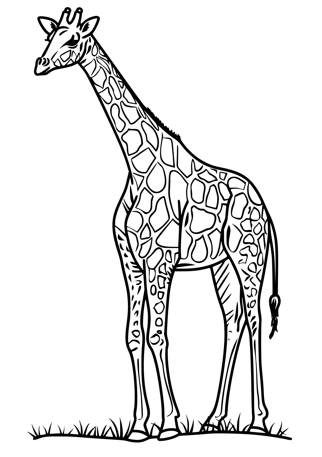 giraffe coloring giraffe, brachiosaurus, llama, deer, camel, free page downloads