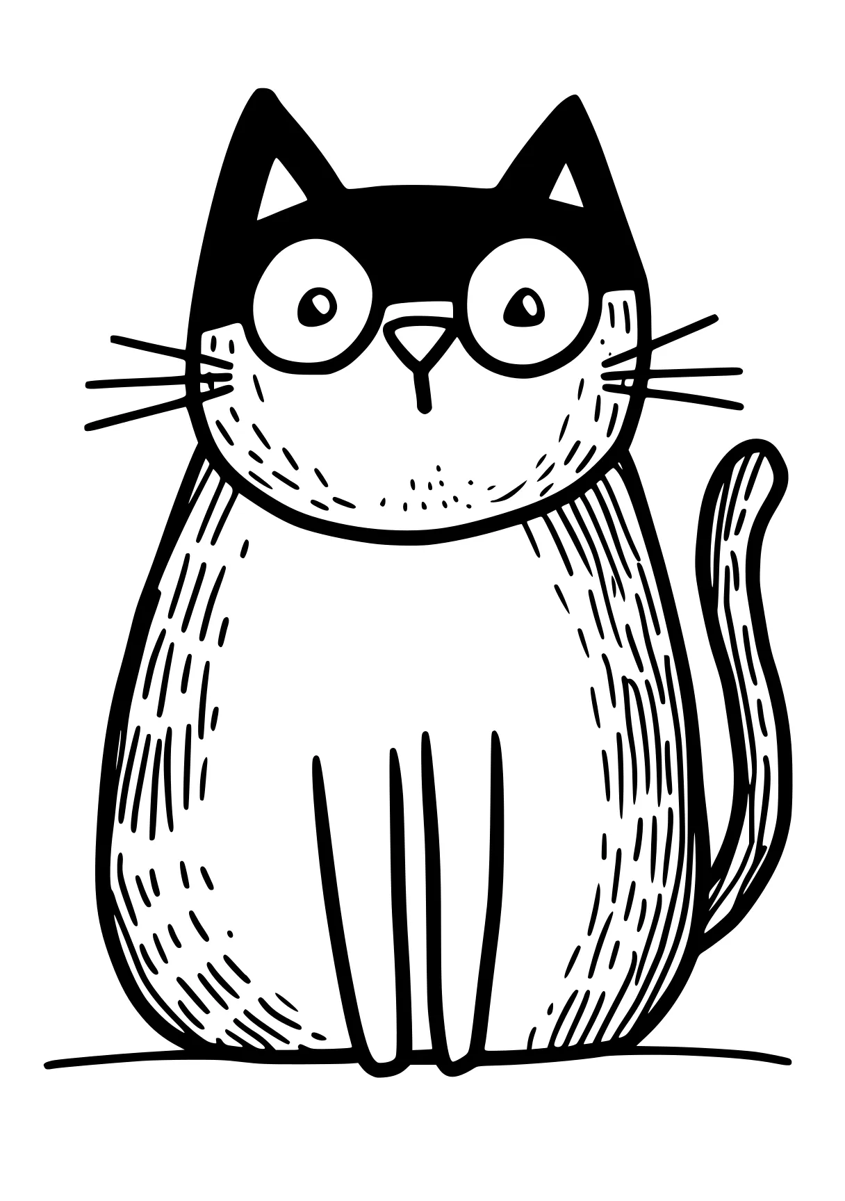 wednesday coloring page pusheen, kitty, totoro, cat, cats, free downloads