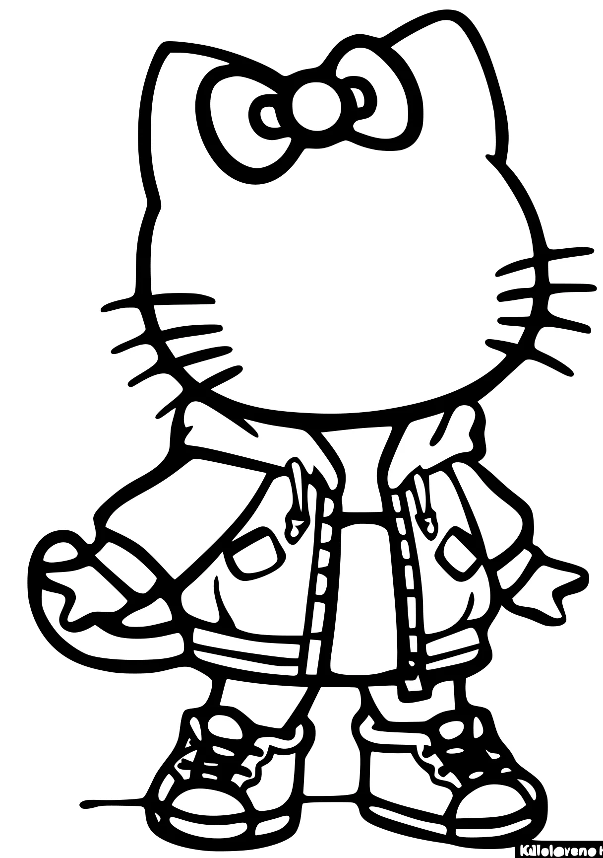 hello kitty coloring pages garfield, unikitty, doraemon, arthur, sanrio, free page downloads