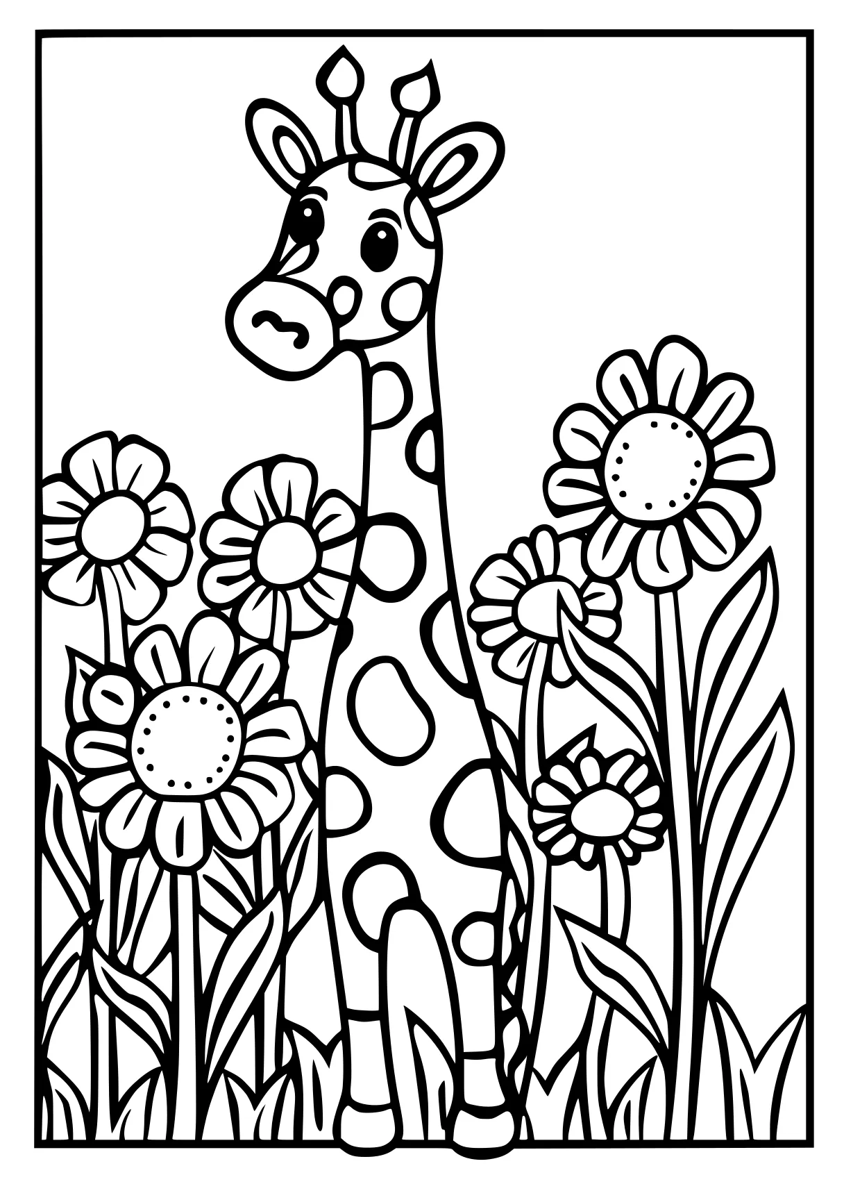 adult coloring pages printable giraffe, zentangle, colouring, free page downloads