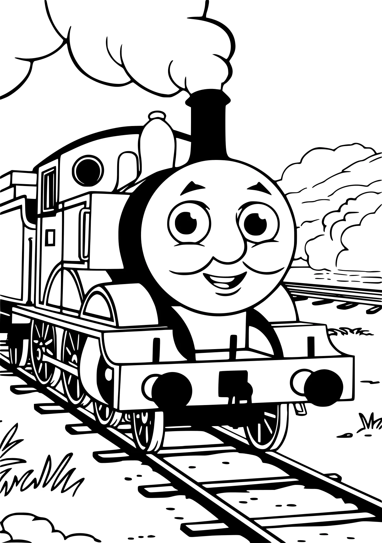 thomas coloring pages thomas, percy, train, free page downloads