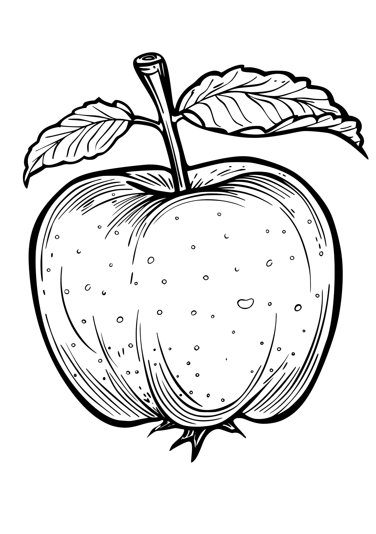 apple coloring page apple, fruit, vegetable, peach, fruits, free downloads