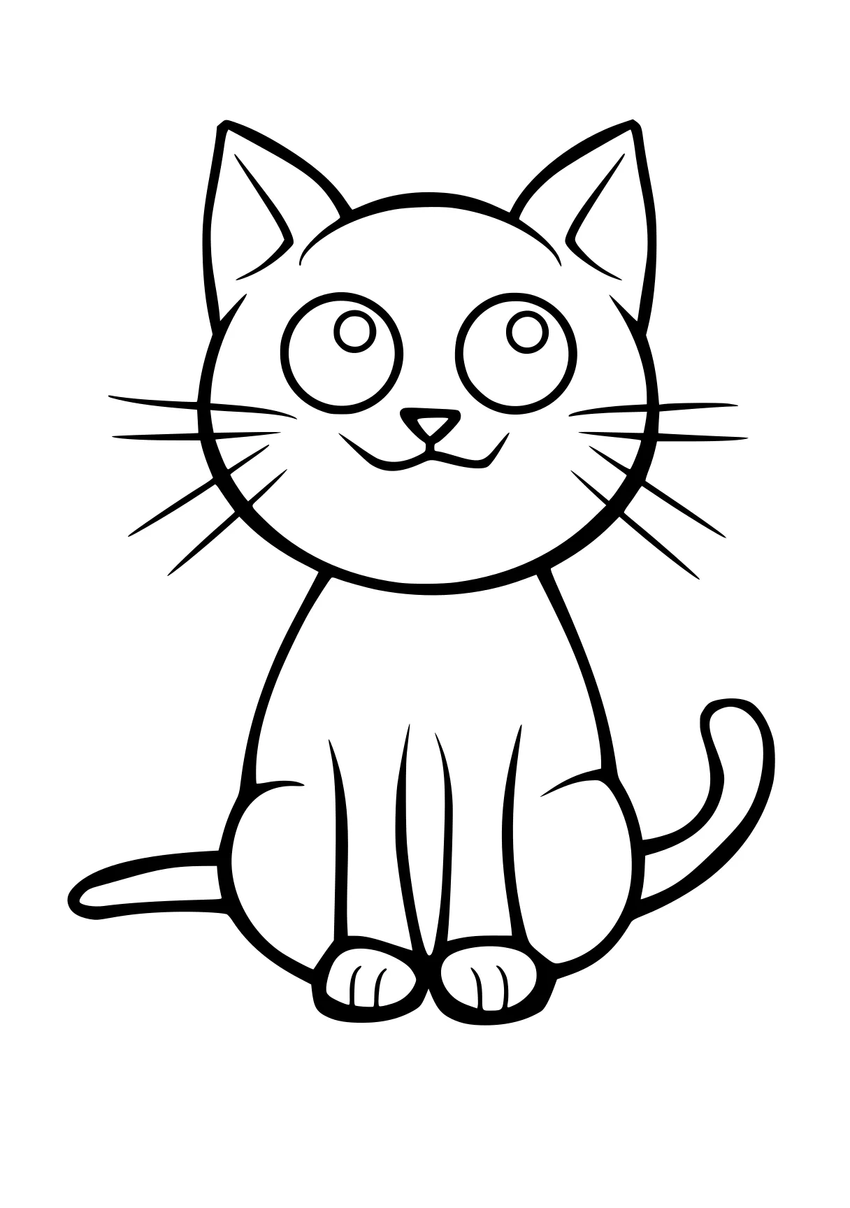 bluey coloring sheet cat, caticorn, kitty, free page downloads