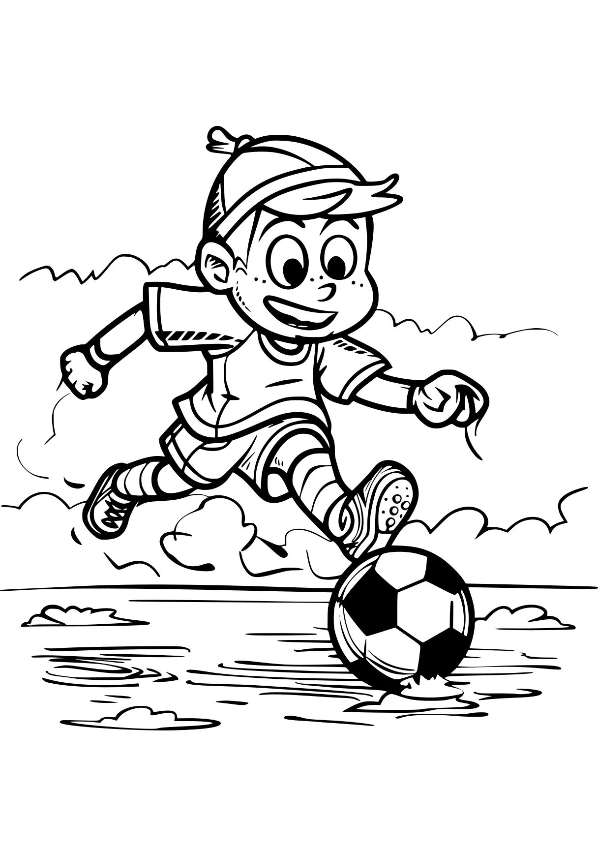 soccer coloring page soccer, sports, blippi, free downloads