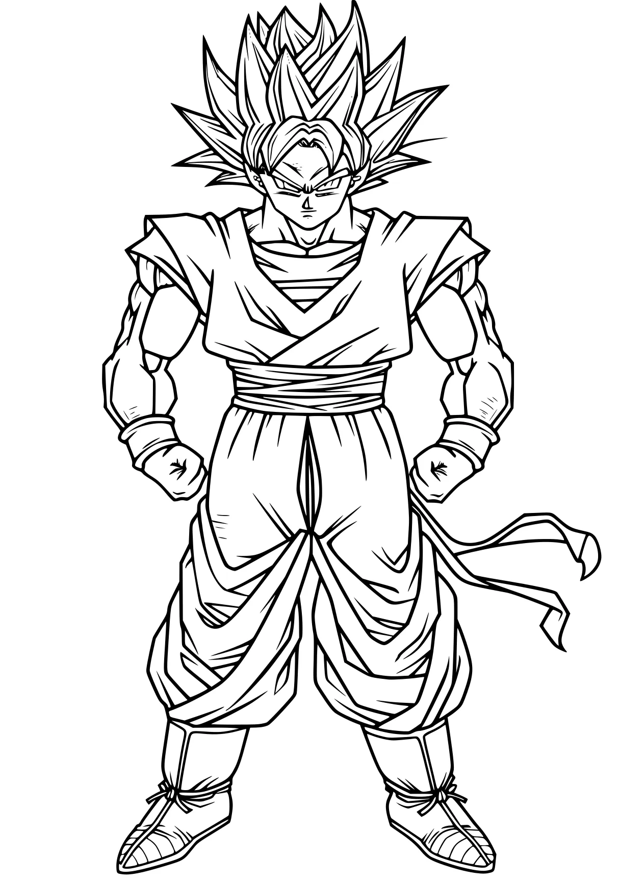 dragon ball z coloring pages broly, gogeta, goku, vegito, jiren, free page downloads