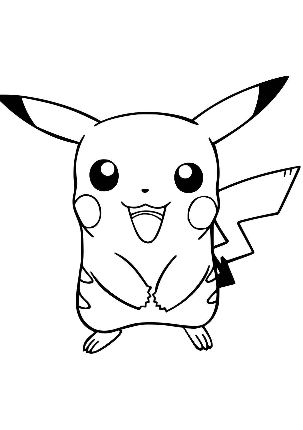 pikachu coloring pages pikachu, eevee, jigglypuff, pokemon, molang, free page downloads