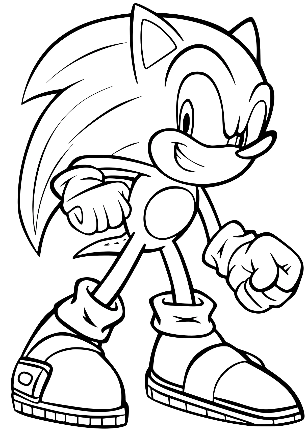 super sonic coloring page sonic, knuckles, tails, hedgehog, coloring, free downloads