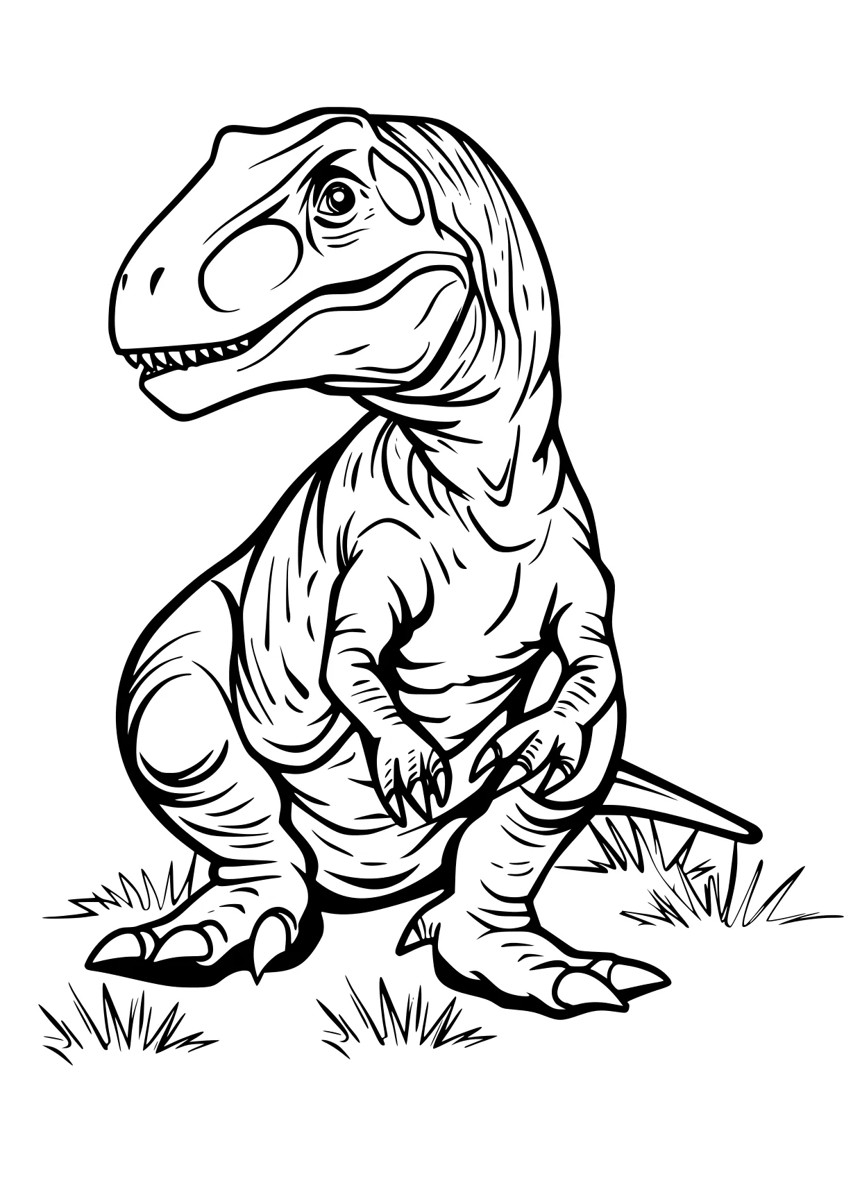 printable dinosaur coloring pages tyrannosaurus, trex, t-rex, indoraptor, dinosaur, free page downloads