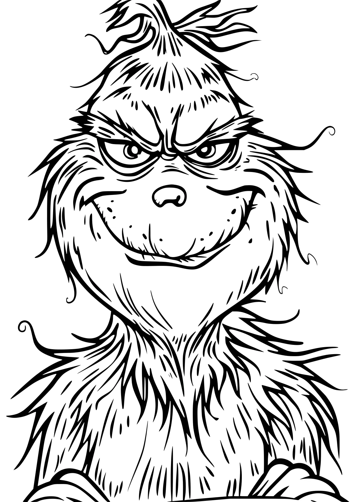 grinch coloring pages grinch, garfield, werewolf, raccoon, groundhog, free page downloads