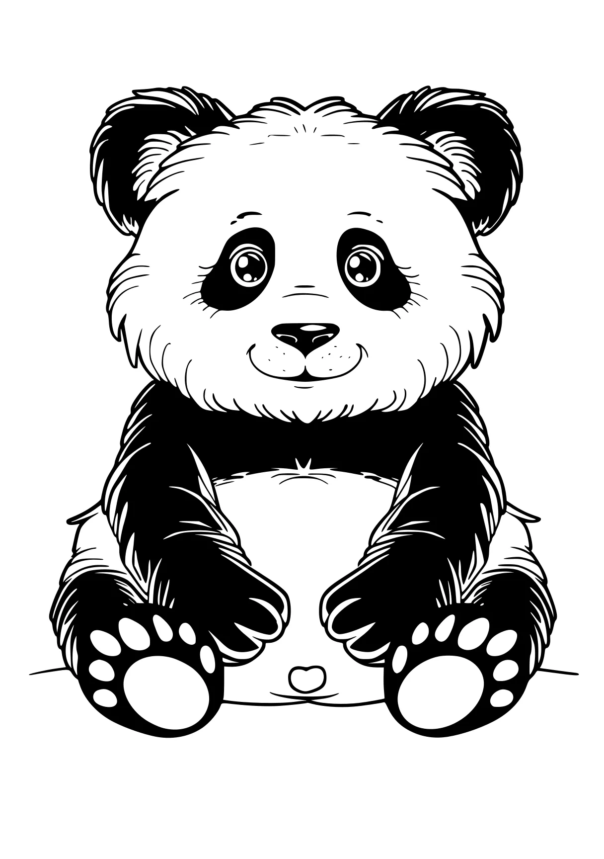 panda coloring sheet panda, raccoon, racoon, fazbear, bear, free page downloads