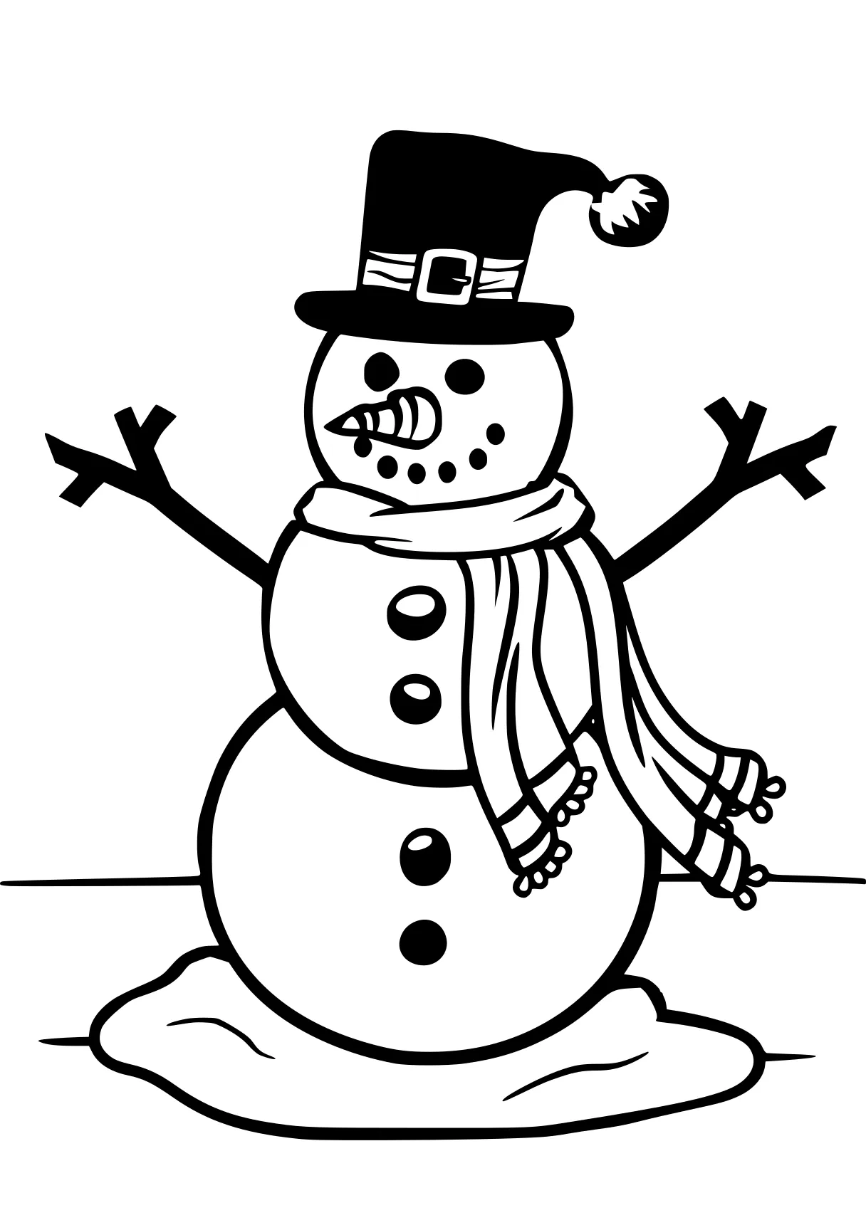 snowman coloring page snowman, olaf, snow, free downloads