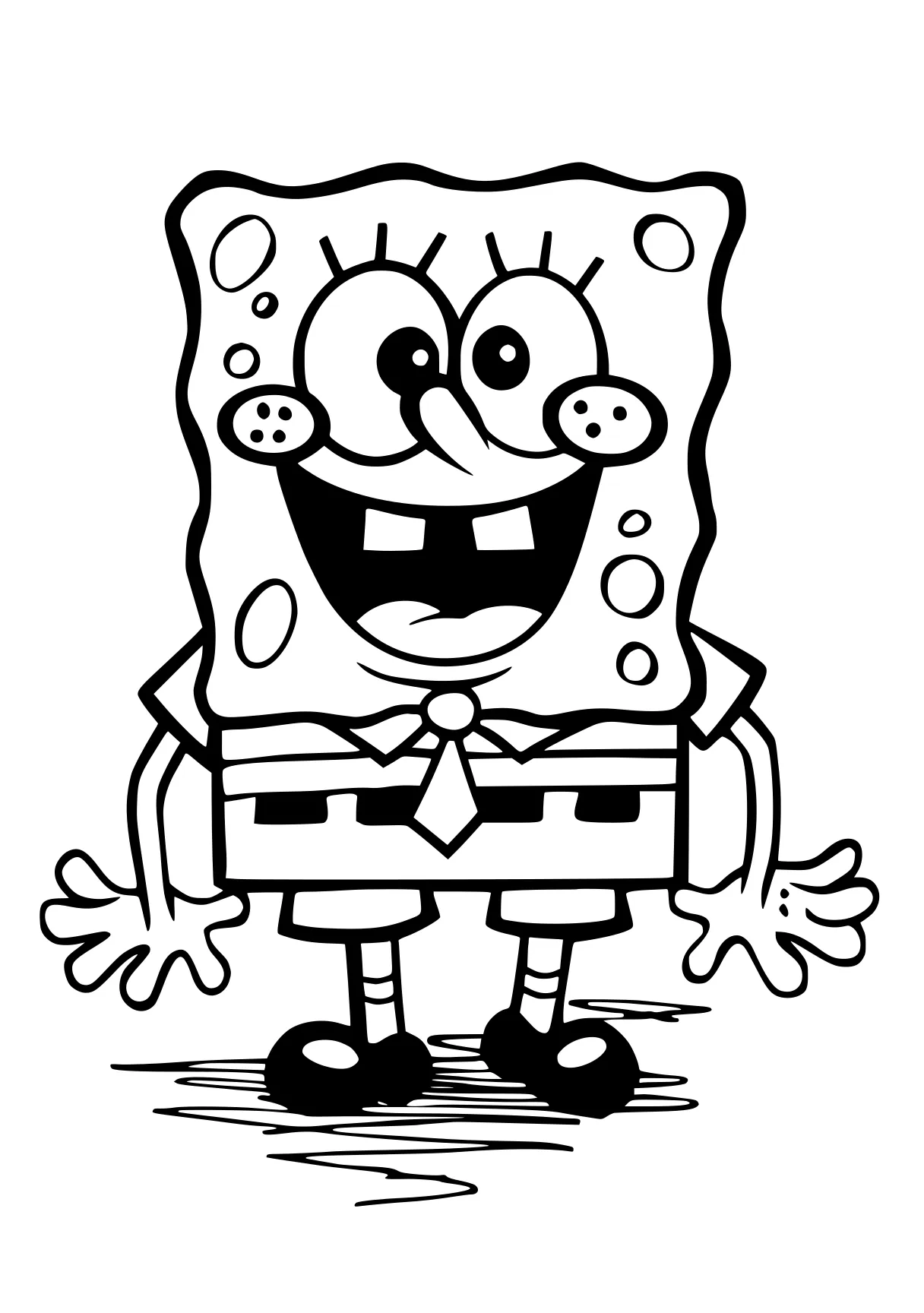 coloring pages spongebob squarepants, sponge, spongebob, patrick, bart, free page downloads