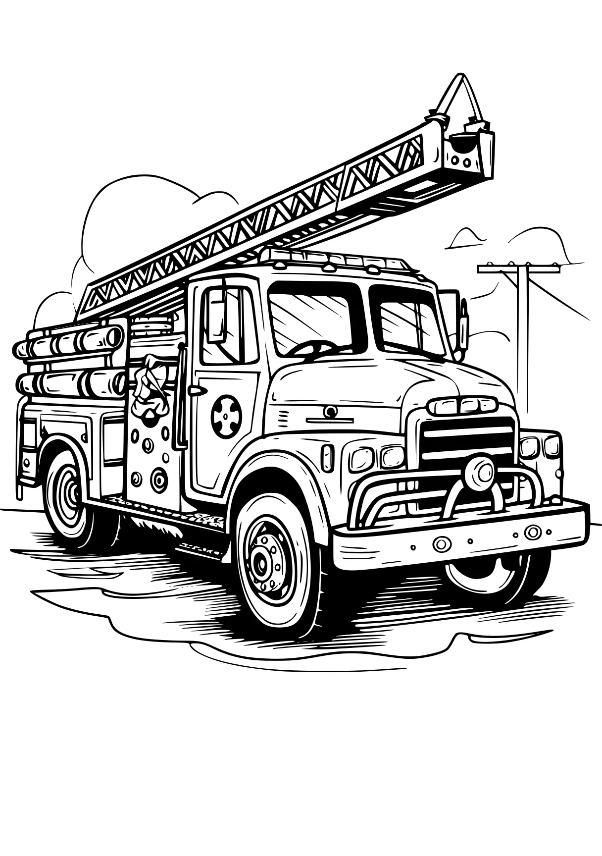 fire truck coloring sheet firefighter, ambulance, fireman, truck, trucks, free page downloads