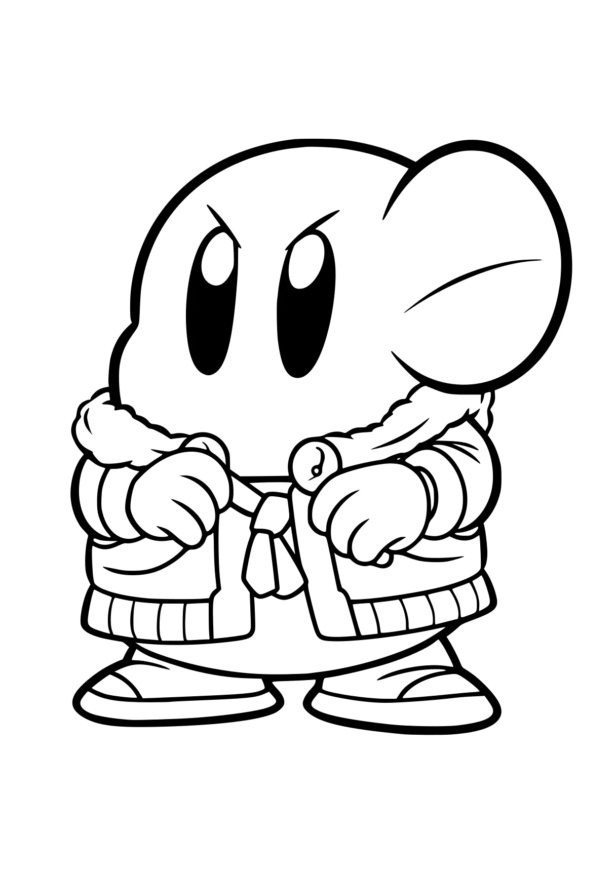 kirby coloring pages toad, yoshi, kirby, sweater, mario, free page downloads