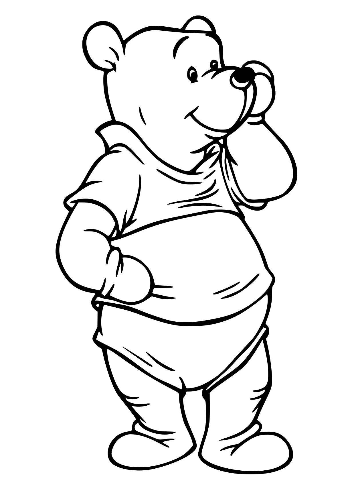 pooh bear coloring pages pooh, piglet, winnie, bear, peppa, free page downloads