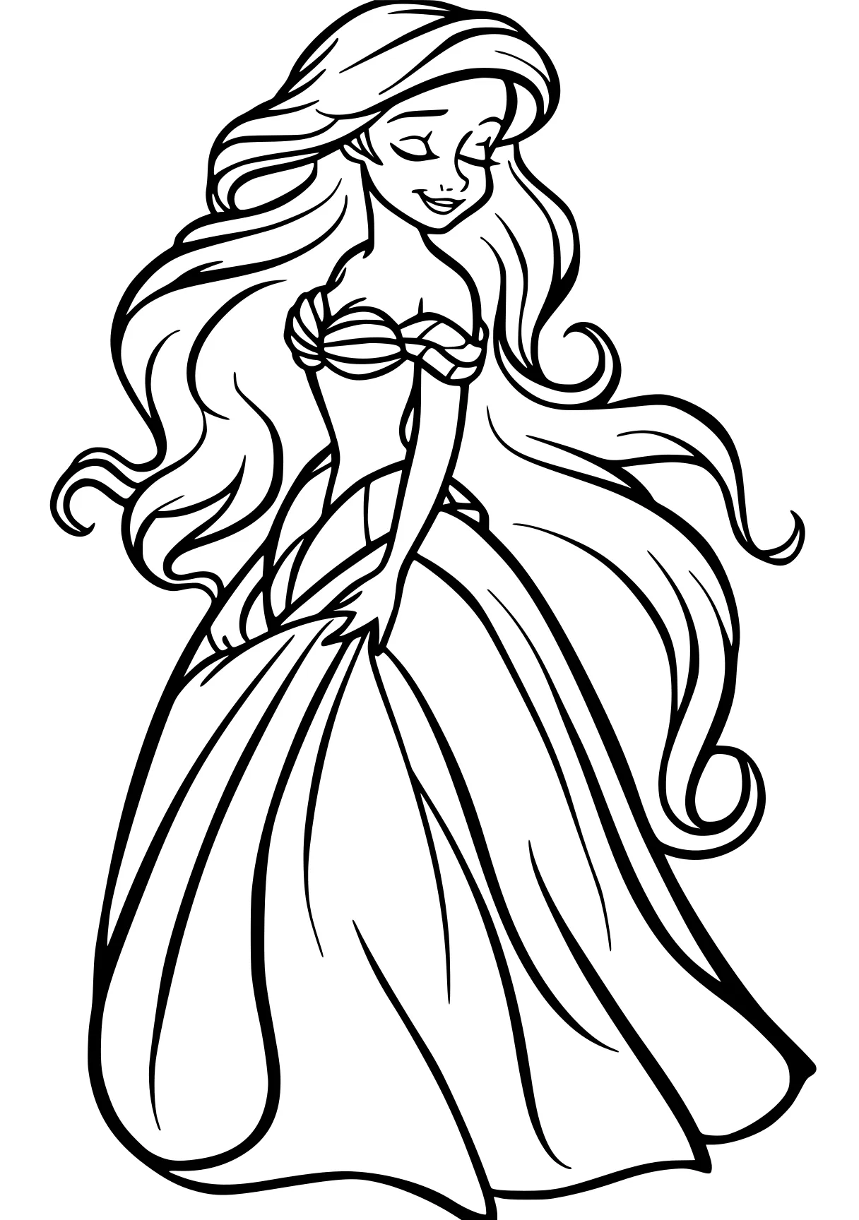 ariel coloring pages rapunzel, ariel, jasmine, mermaid, rosalina, free page downloads