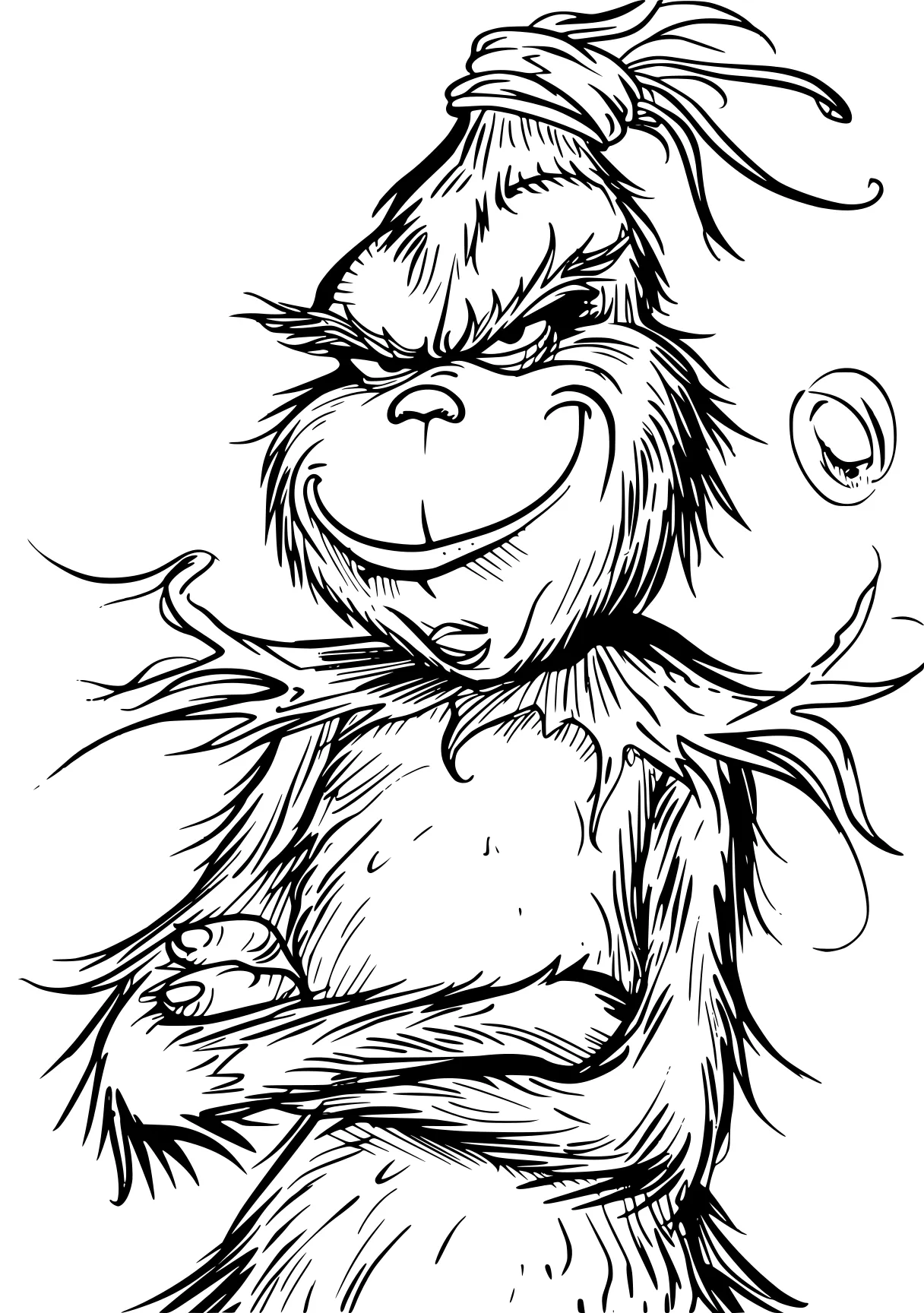 grinch coloring page monkey, gorilla, grinch, kong, bigfoot, free downloads