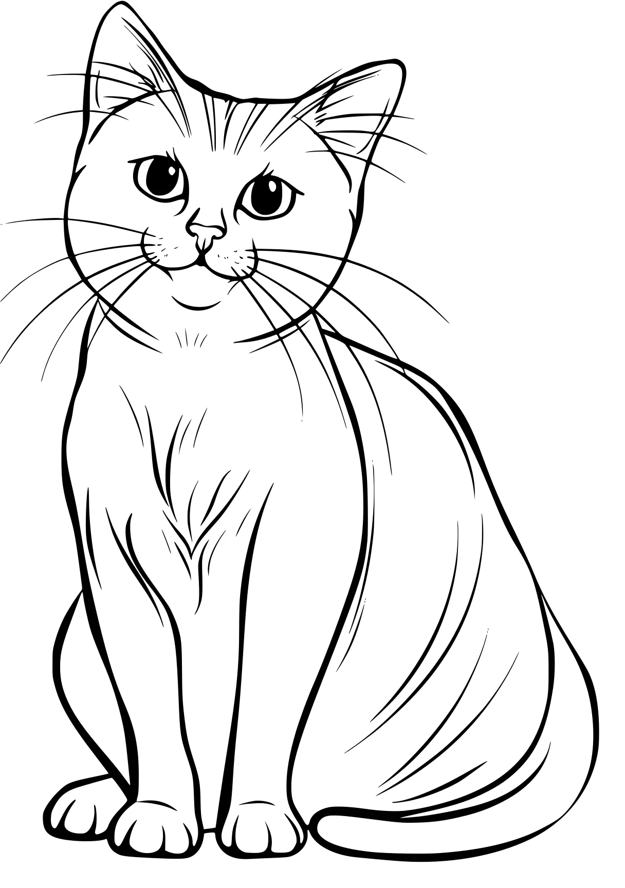 cat coloring pages printable cat, caticorn, kitty, free page downloads