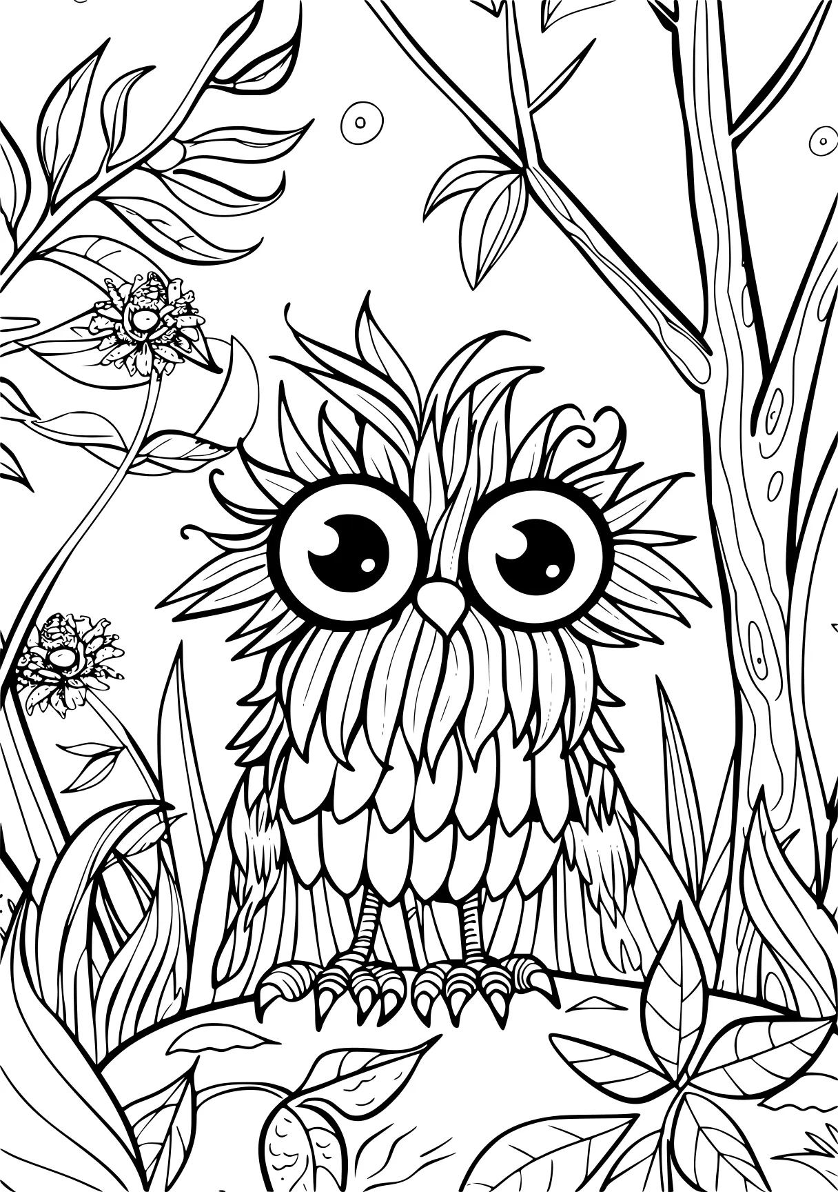 cool coloring pages owl, zentangle, colouring, free page downloads