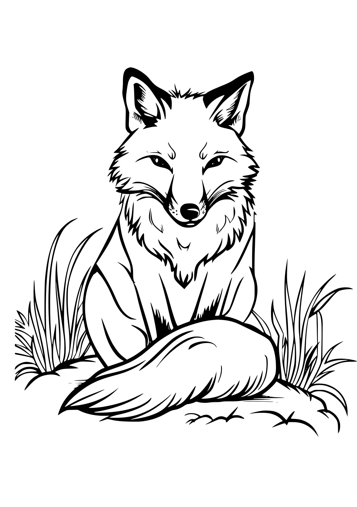 fox coloring page fox, foxes, illustrator, wolf, foxy, free downloads