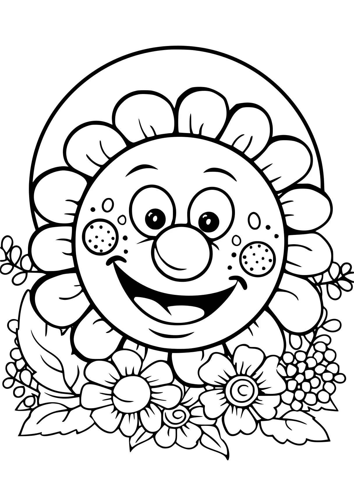 preschool coloring pages, illustrator, zentangle, sunflower, free page downloads