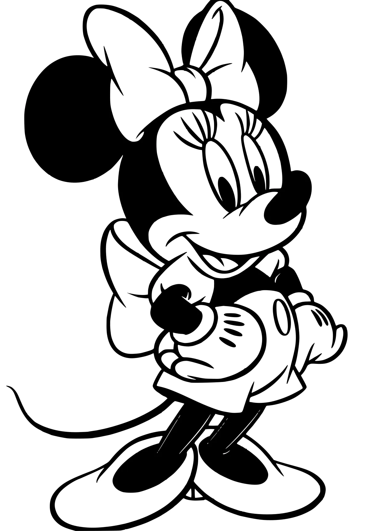 minnie mouse coloring page mickey, mouse, minnie, disney, goofy, free downloads