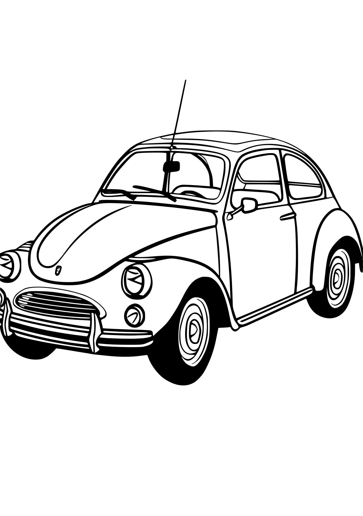 car coloring sheet car, vehicle, cars, mini, robocar, free page downloads