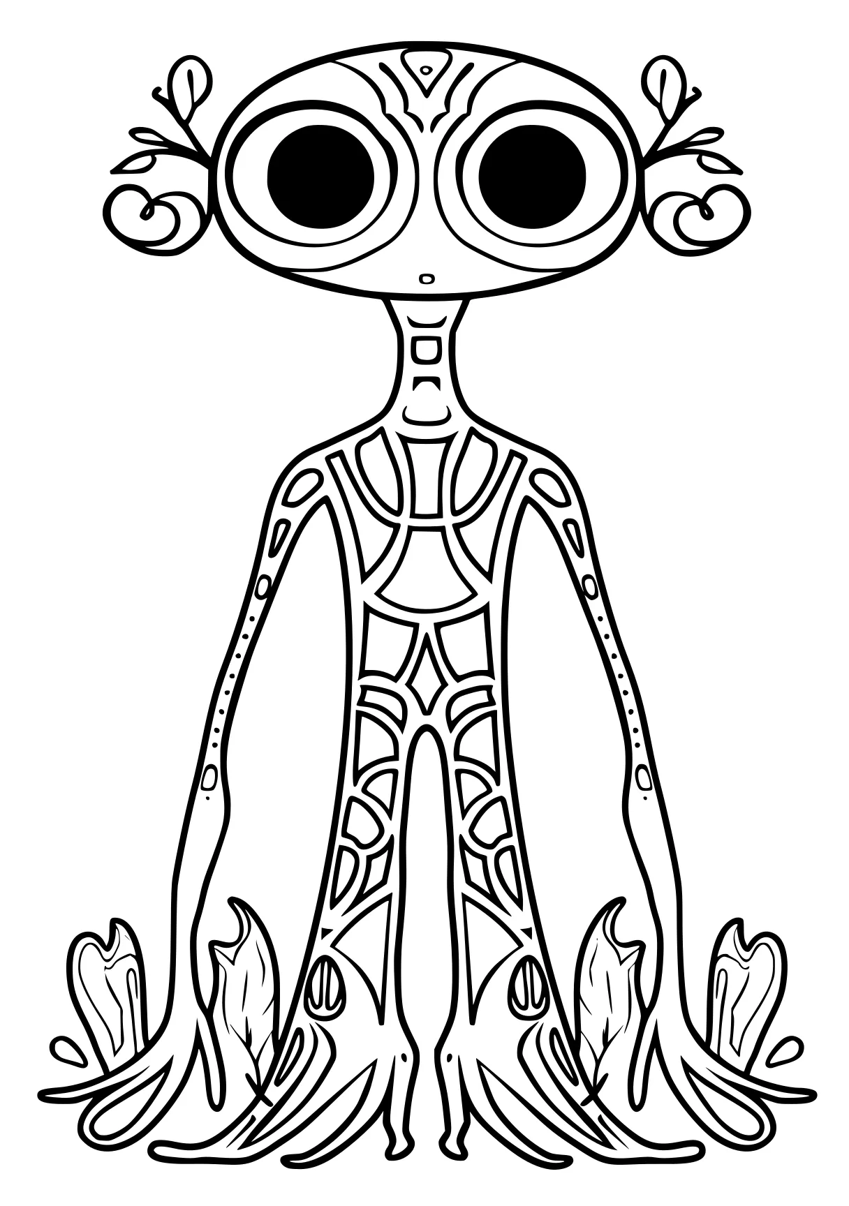 color by number printable skeleton, alien, squidward, aliens, skellington, free coloring page downloads