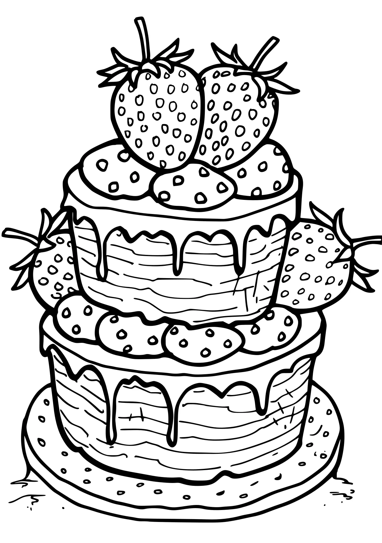 strawberry shortcake coloring page cake, cupcake, shortcake, free downloads