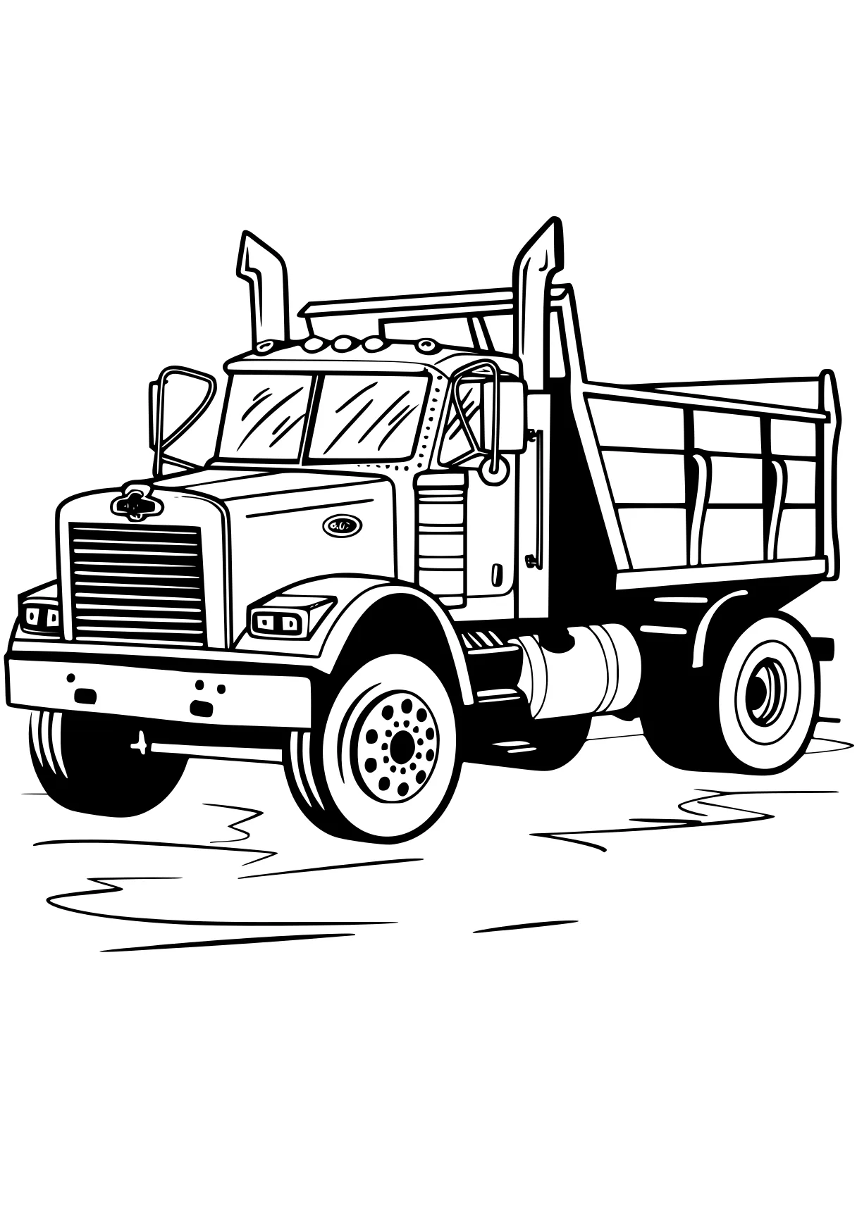 truck coloring page truck, semi, trucks, vehicle, transportation, free downloads