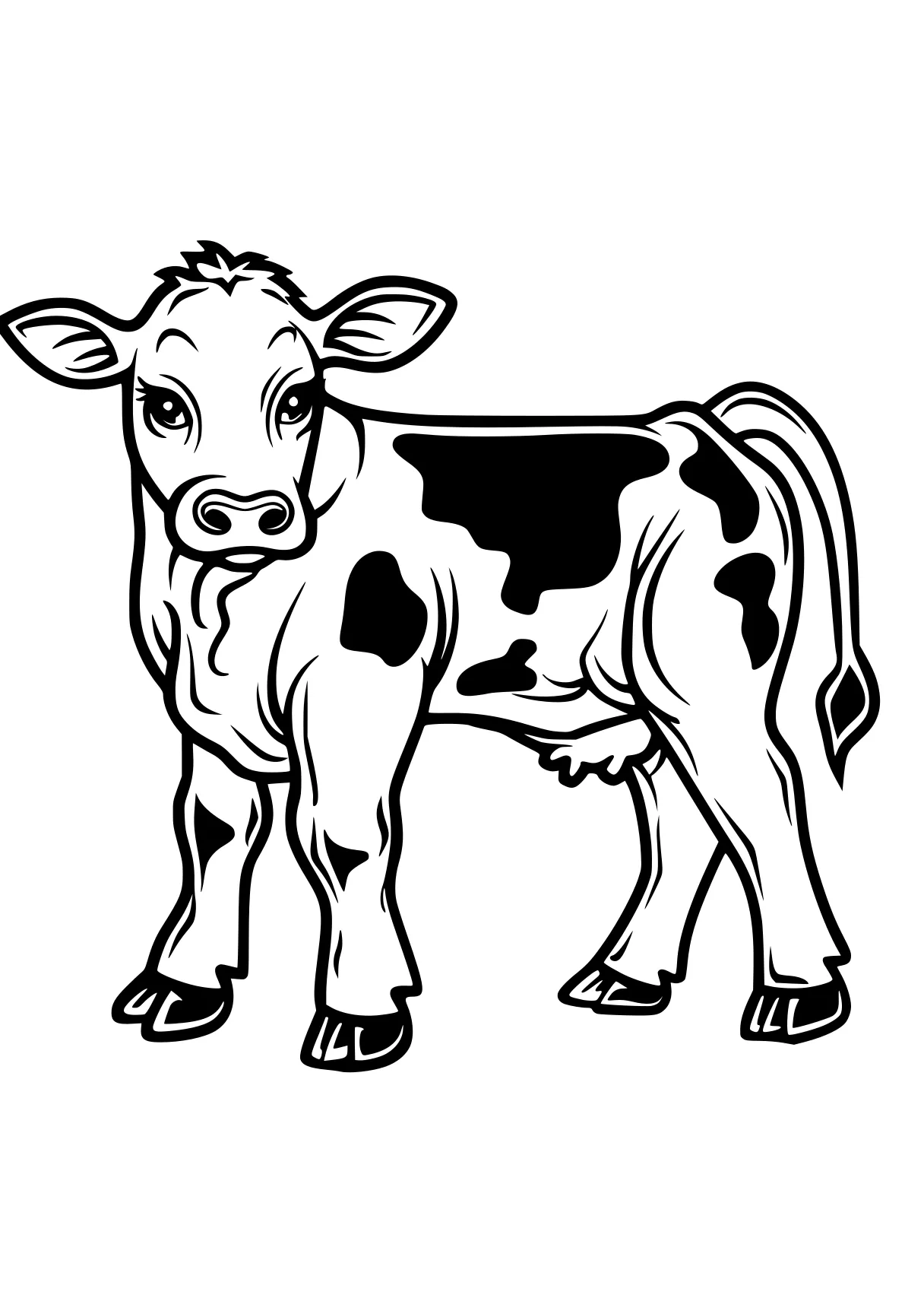 cow coloring sheet cow, animal, wall, illustrator, jr, free page downloads