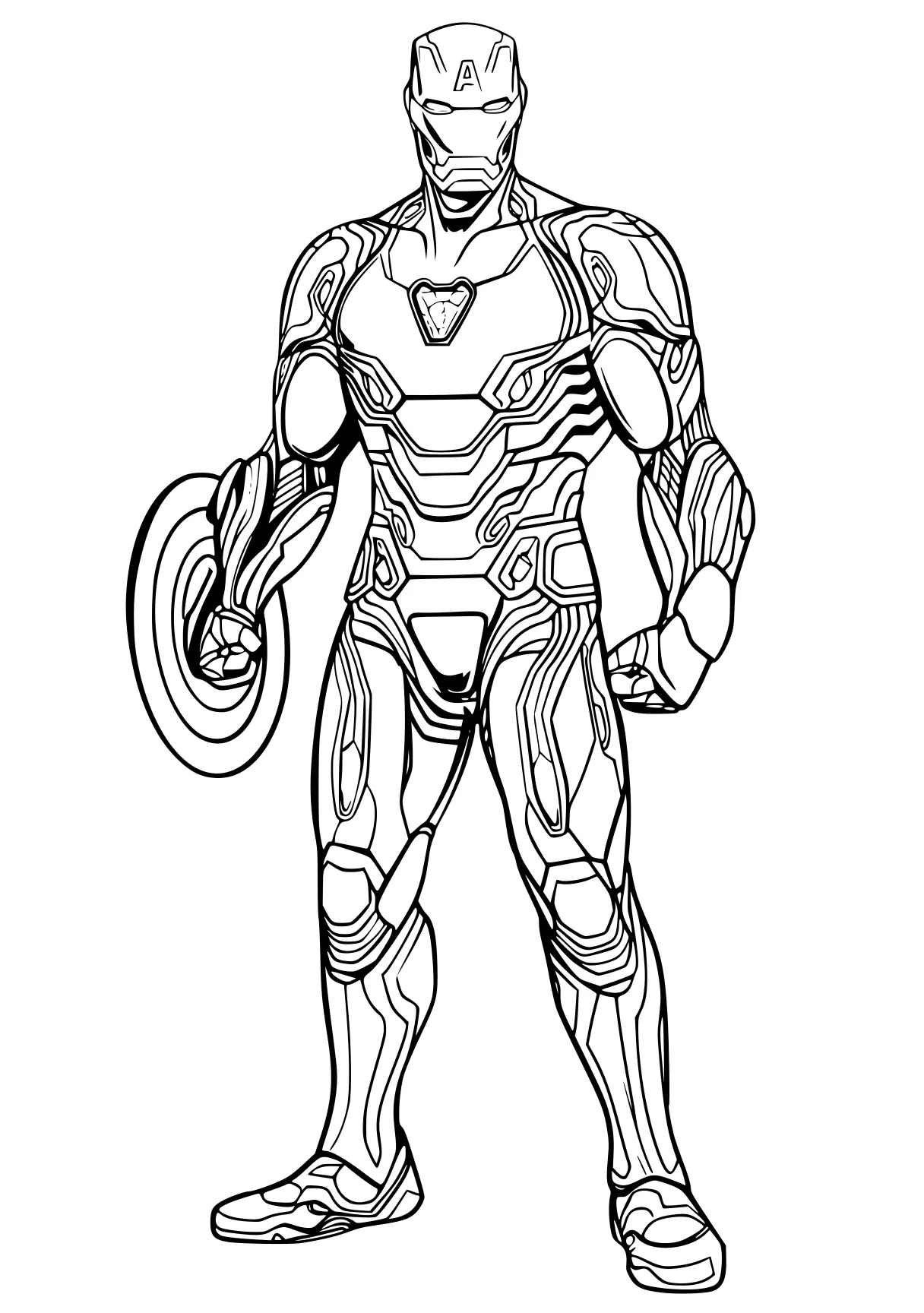 avenger coloring pages ultraman, iron, robot, pencils, hulkbuster, free page downloads