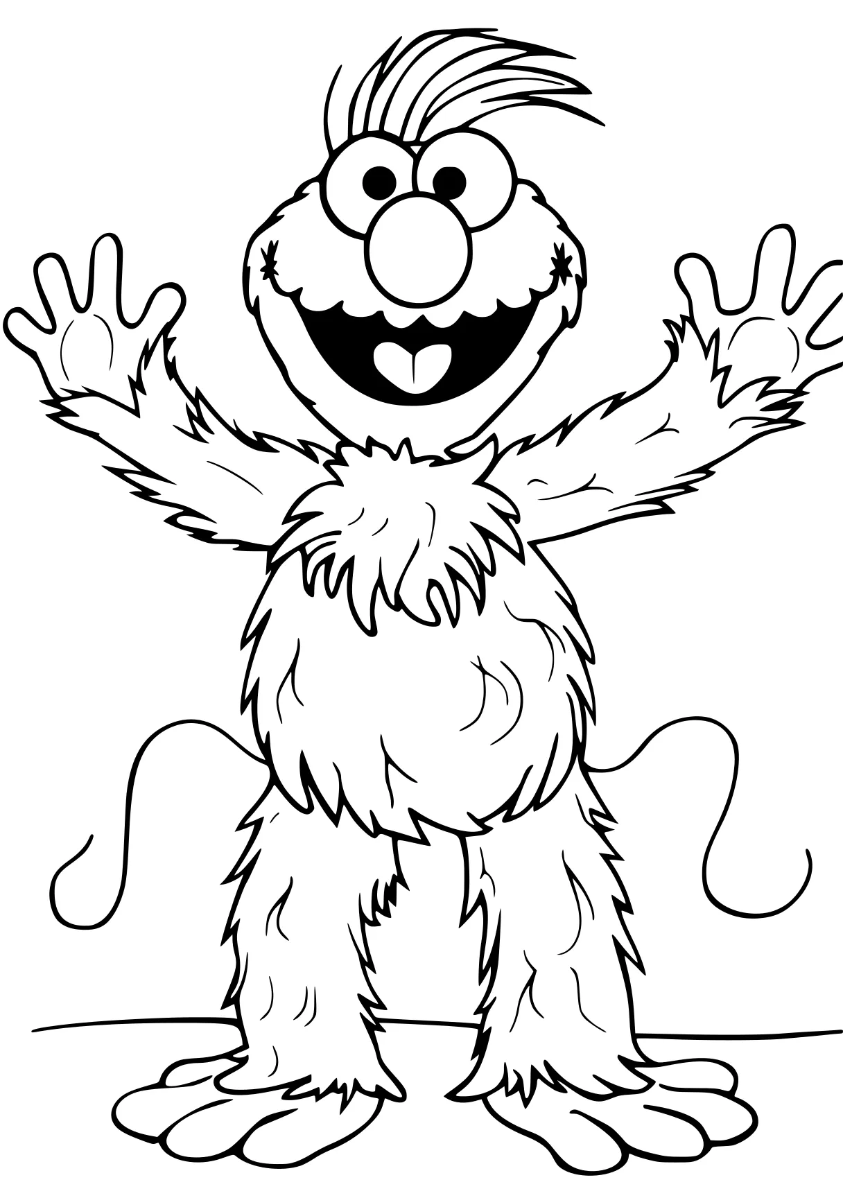 elmo coloring pages elmo, fazbear, garfield, llama, owl, free page downloads