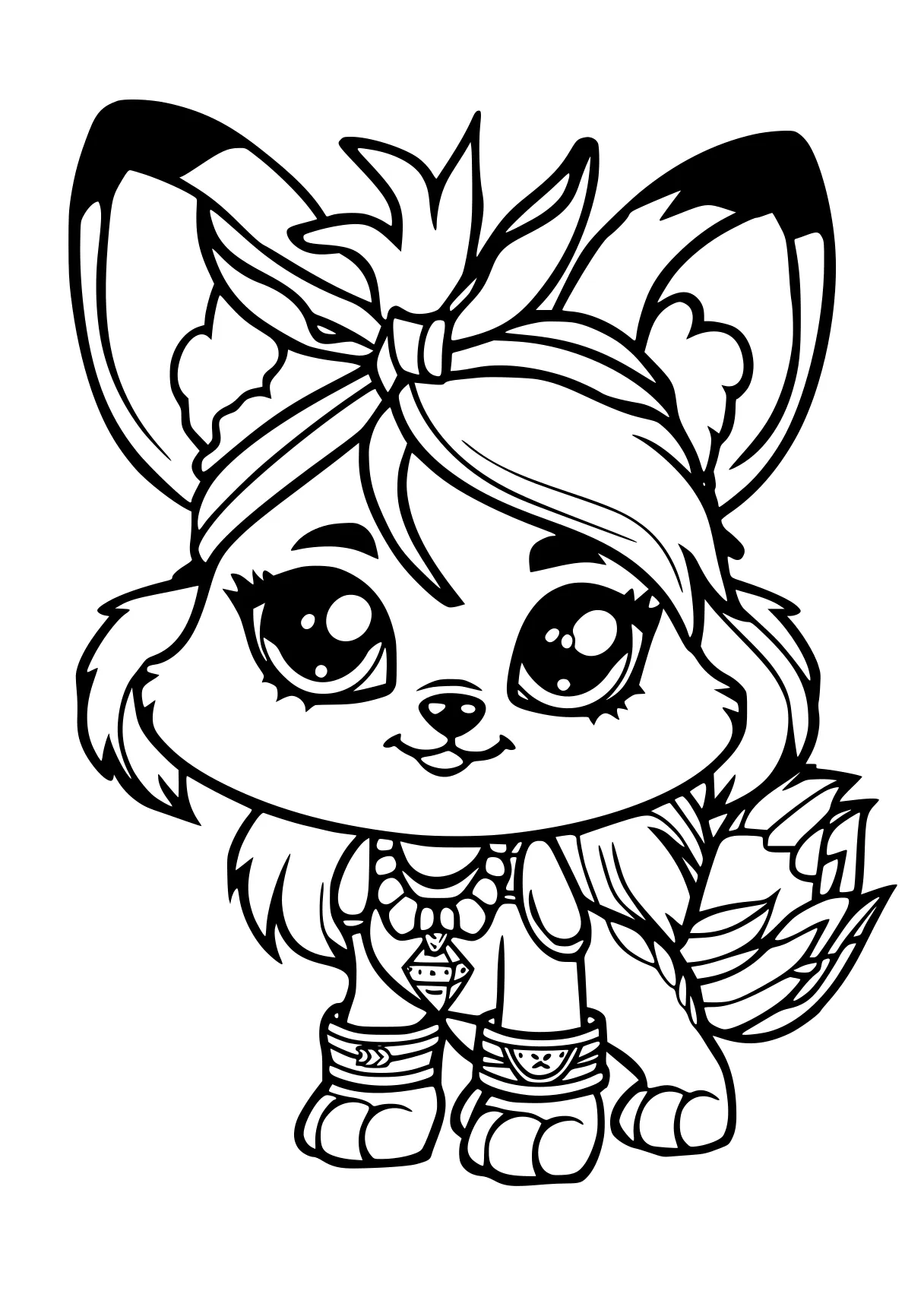 lol coloring pages chibi, raccoon, scorbunny, foxy, fox, free page downloads